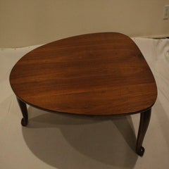 Transitional Collection:  Hand Made Coffee Table Solid Walnut