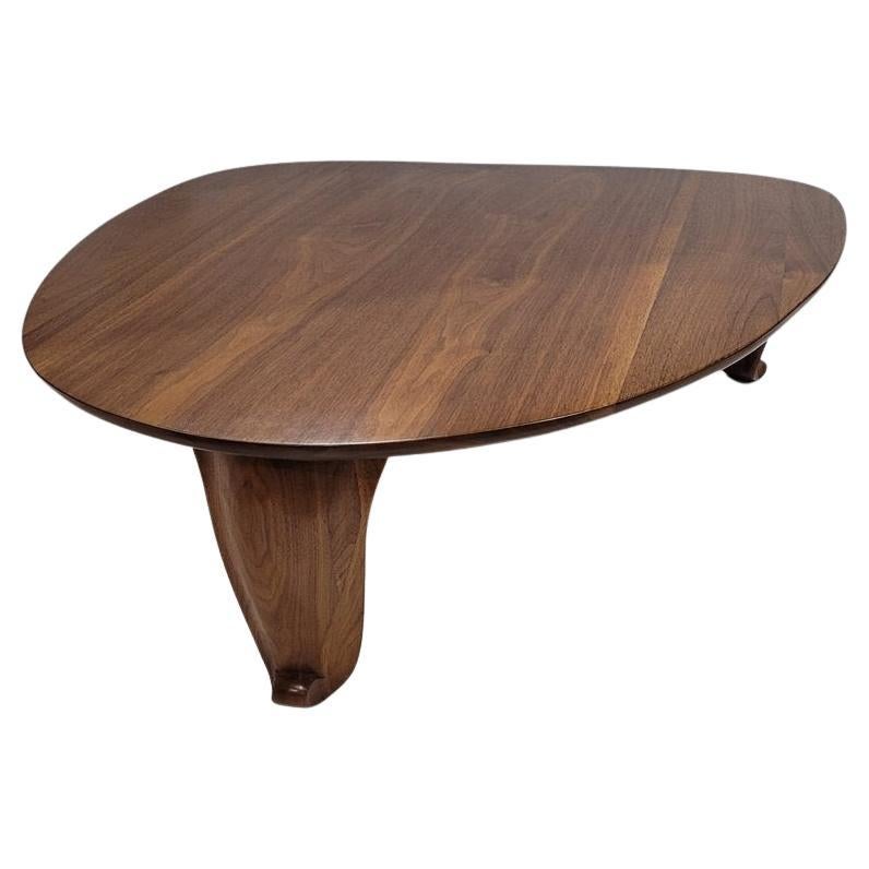 Transitional Collection:  Hand Made Coffee Table Solid Walnut