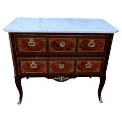 Transitional Commode (Louis XV – Louis XVI), Marquetry, Late 18th Century