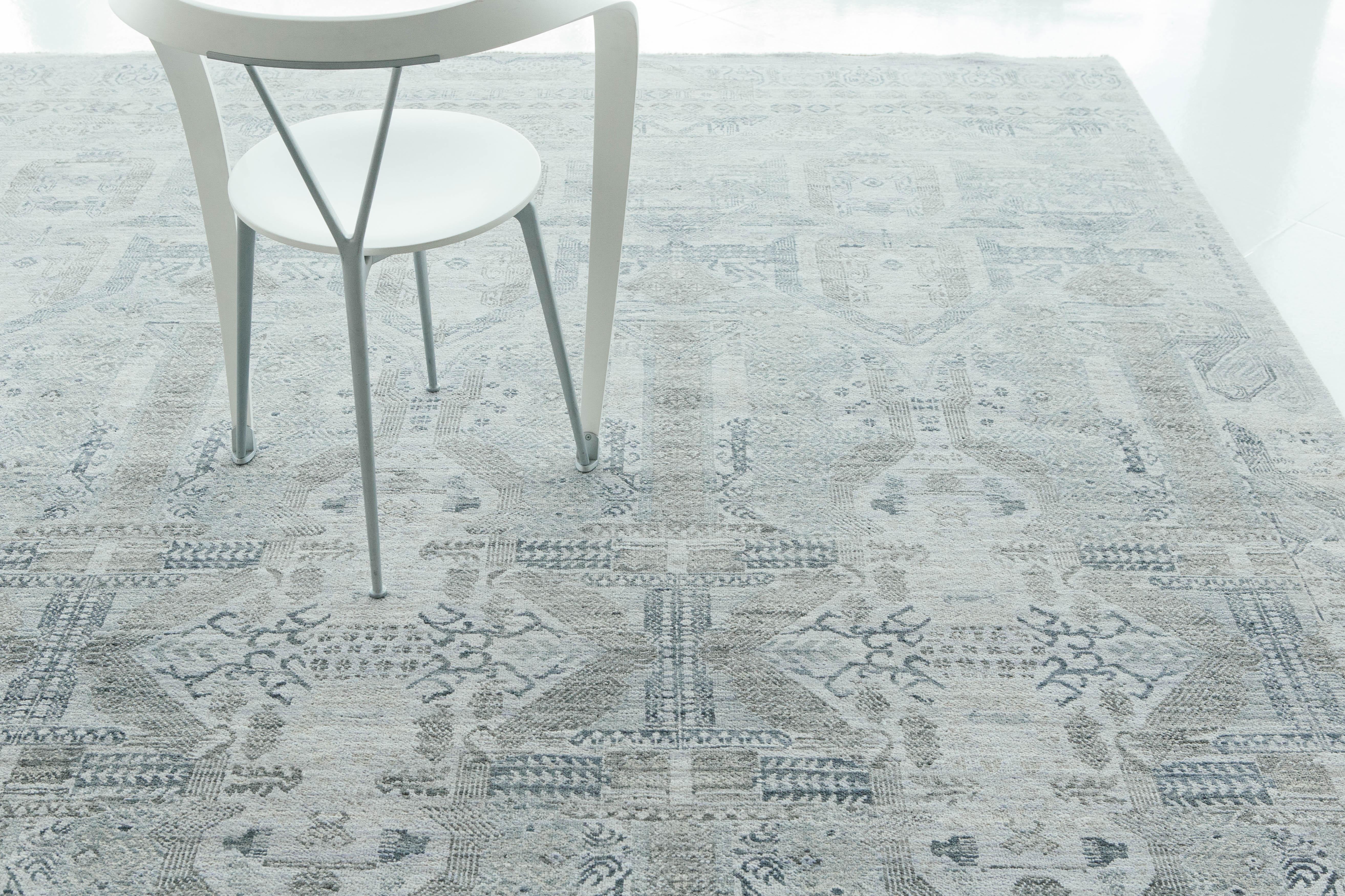 Transitional Design Allure Rug Gambol In New Condition For Sale In WEST HOLLYWOOD, CA