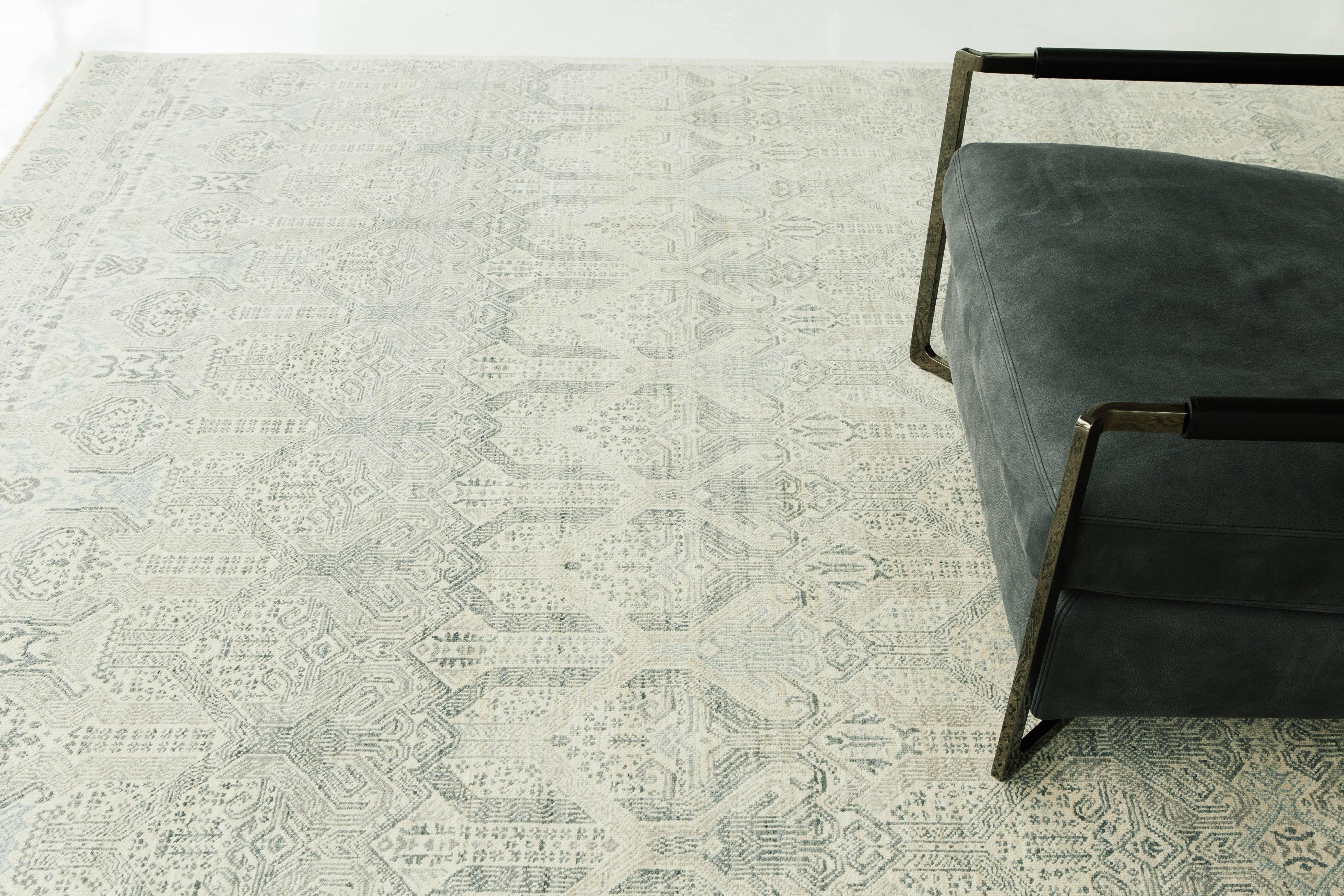 Transitional Design-Teppich mit Allure Dixson im Angebot 6