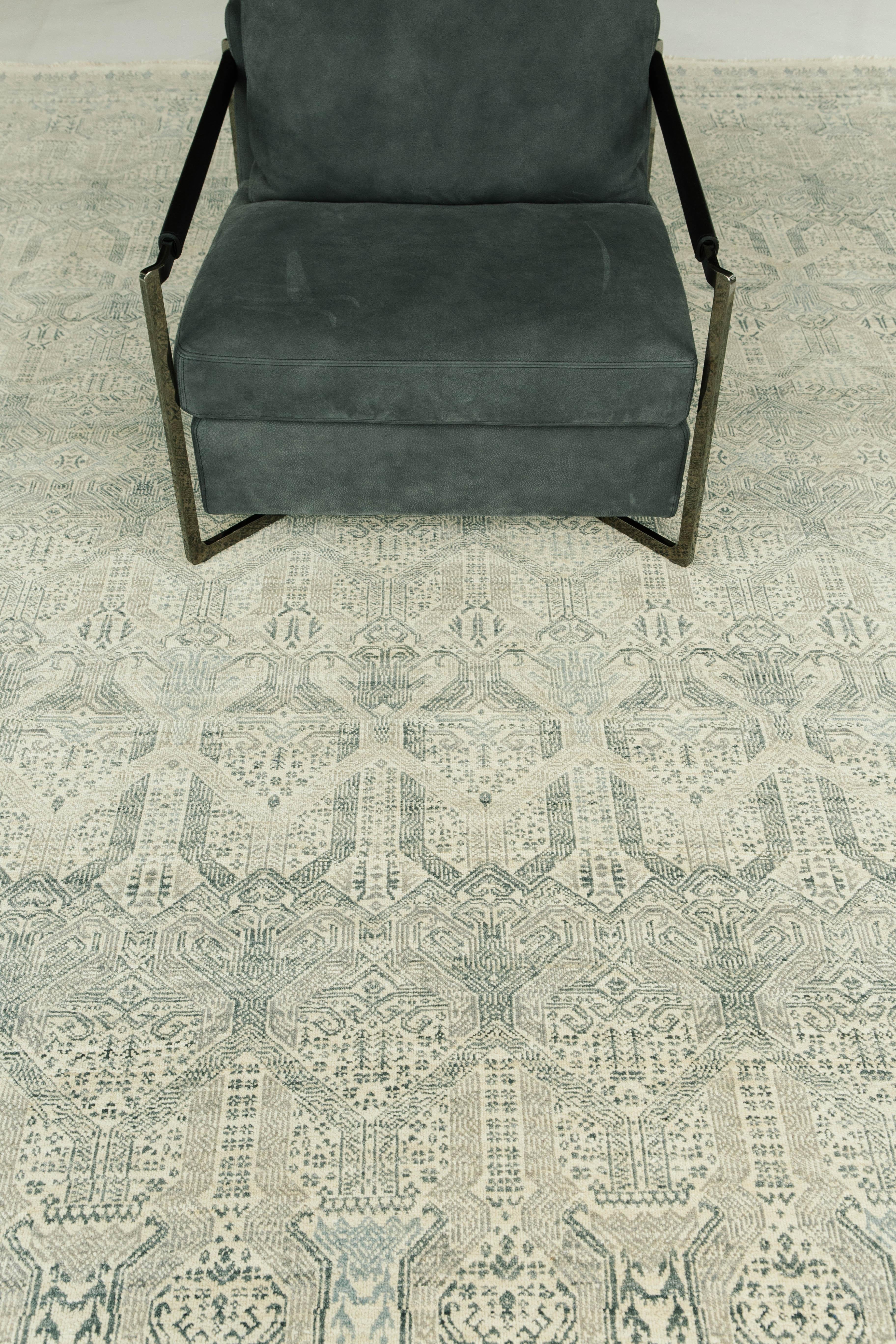 Transitional Design-Teppich mit Allure Dixson im Angebot 9