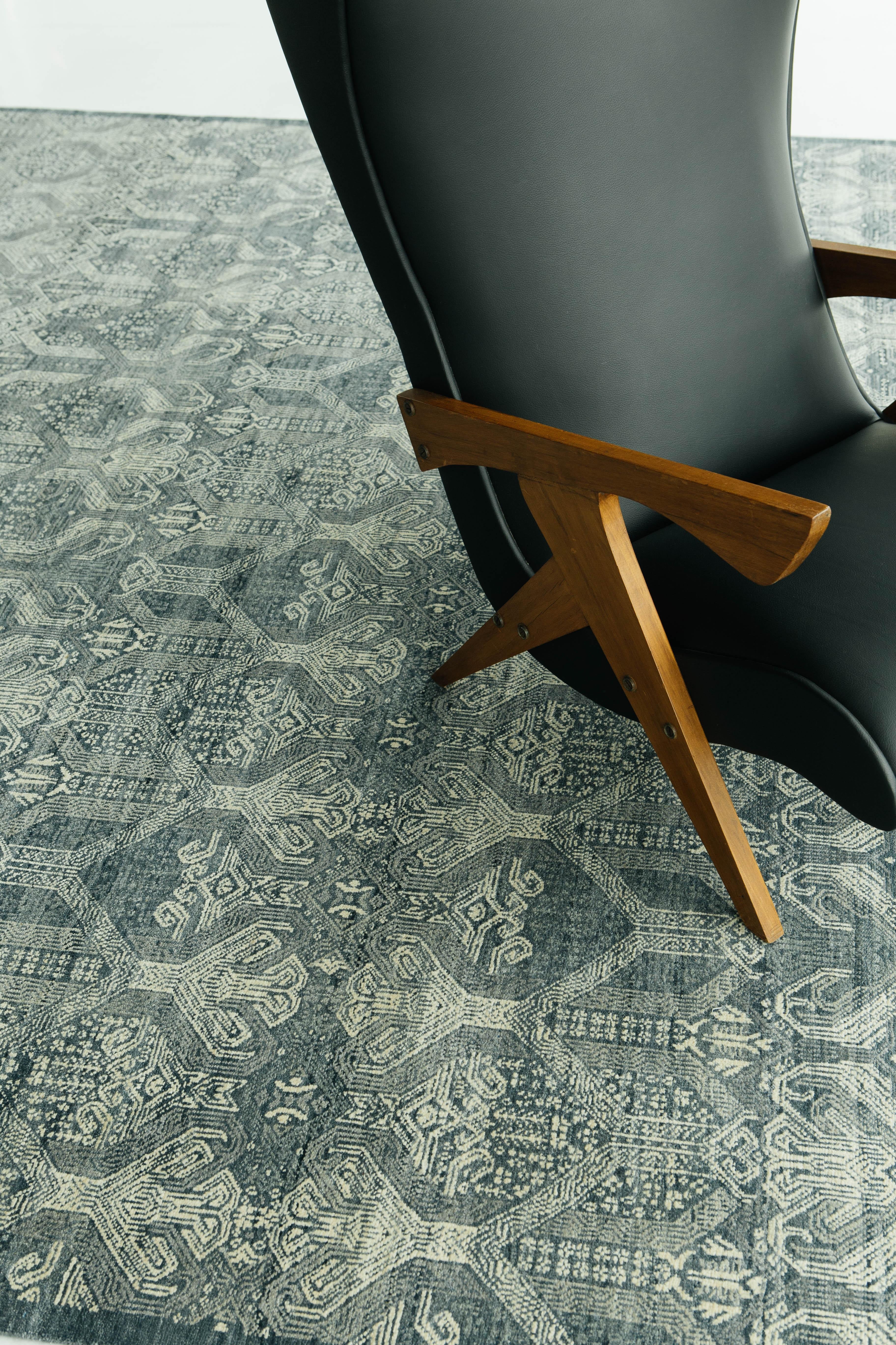 Transitional Design Teppich Allure Dixson von Mehraban im Angebot 5