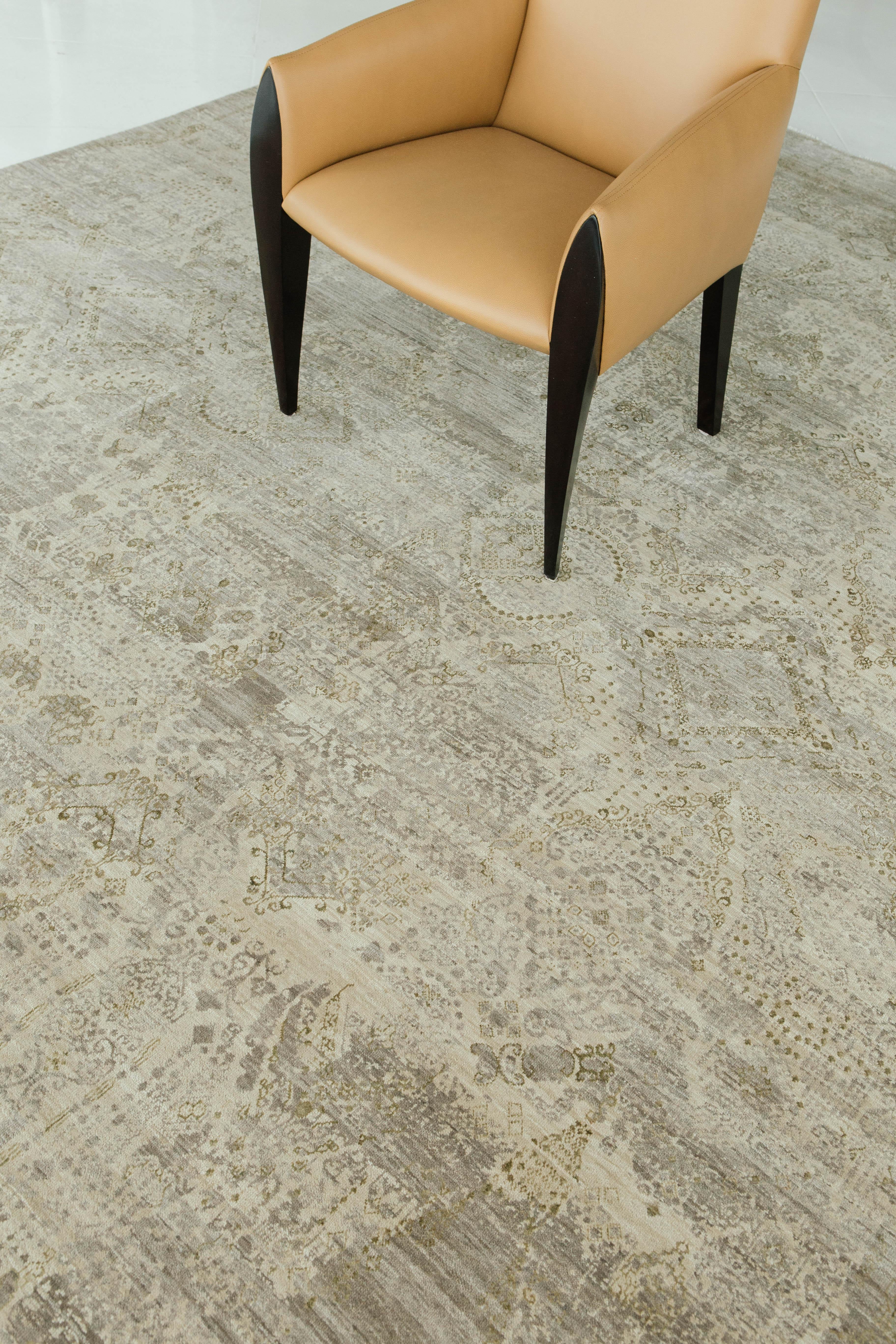 Transitional Design Rug Allure Fiore For Sale 4