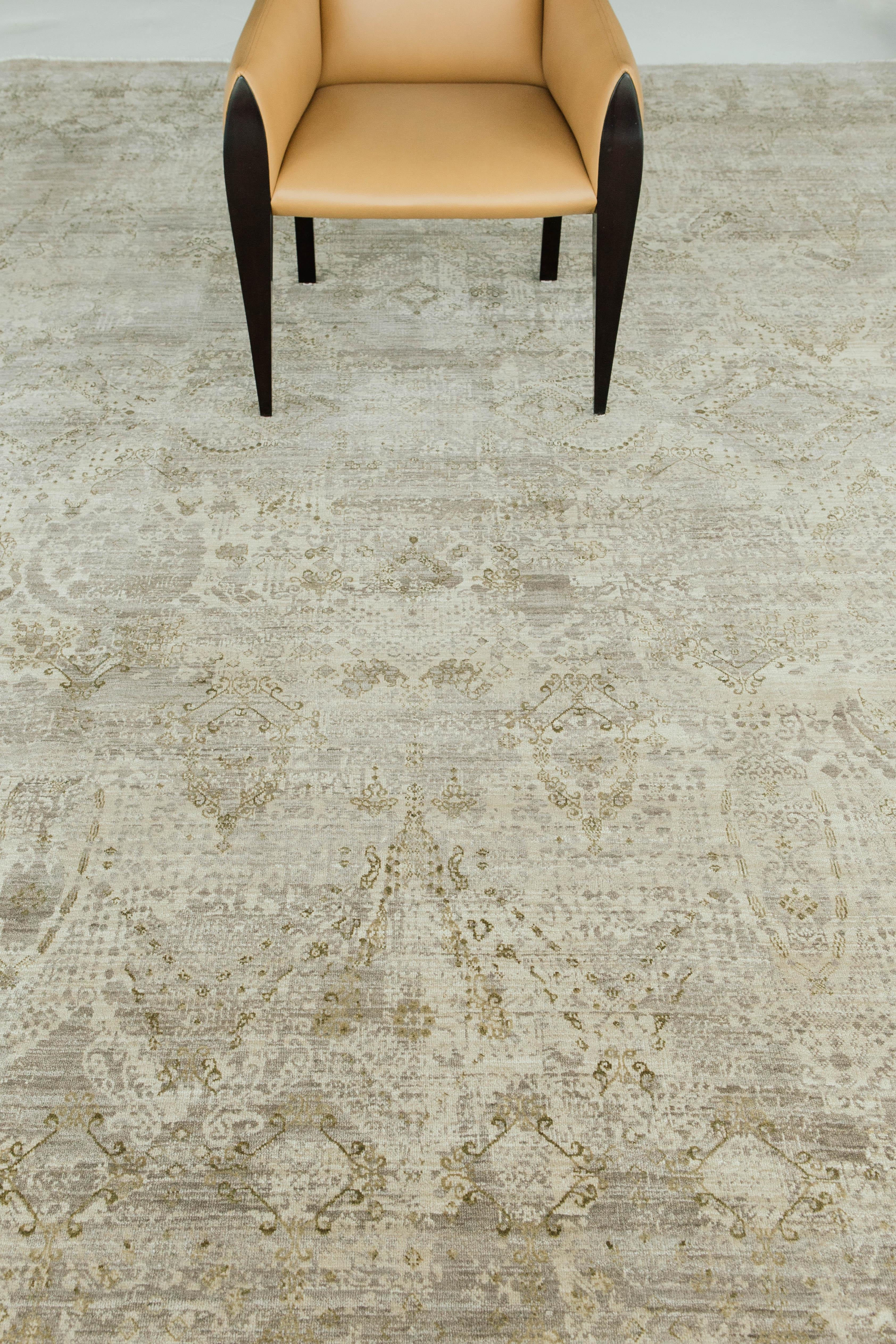 Transitional Design Rug Allure Fiore For Sale 6