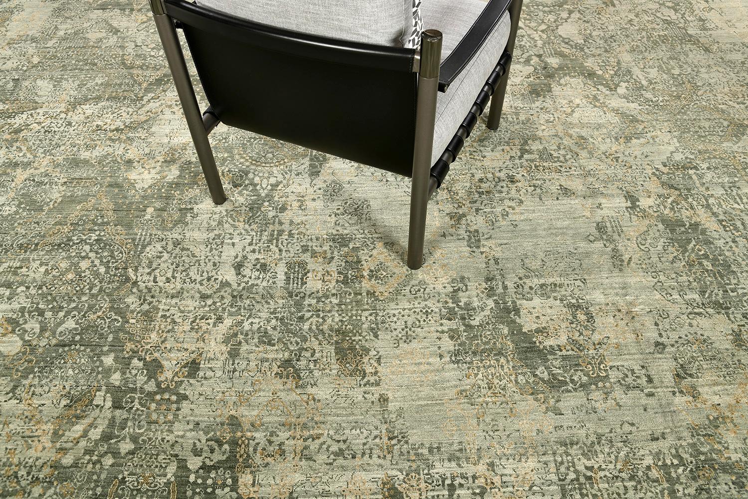 Transitional Design Teppich Allure Fiore im Zustand „Neu“ im Angebot in WEST HOLLYWOOD, CA