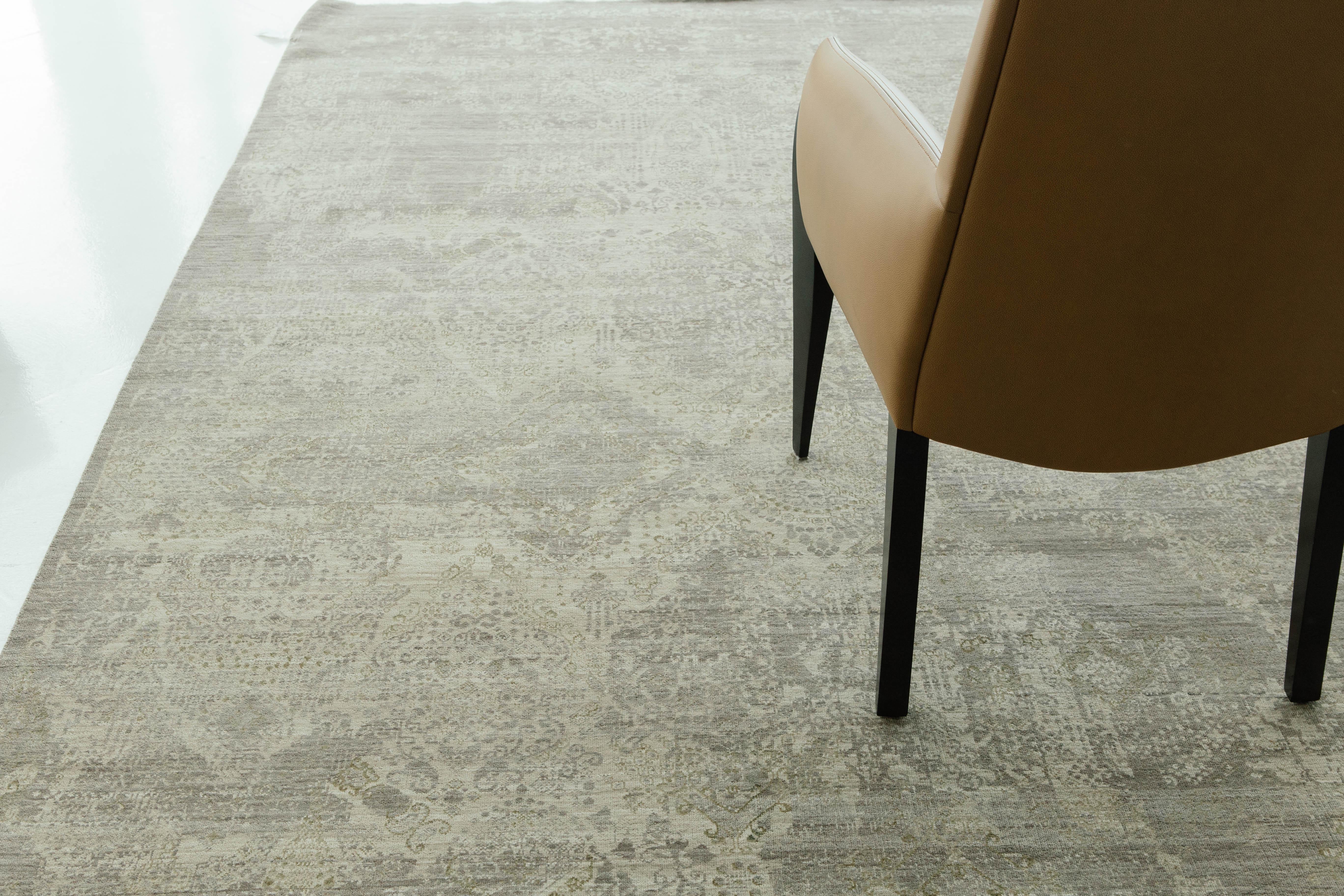 Transitional Design Teppich Allure Fiore (21. Jahrhundert und zeitgenössisch) im Angebot