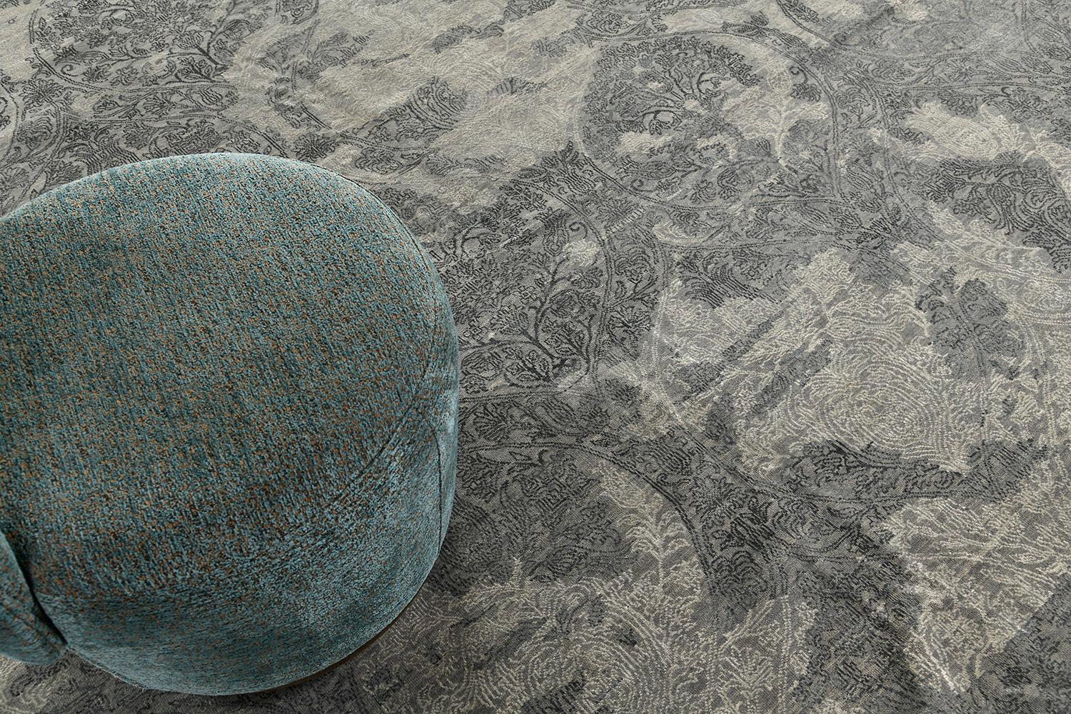 Transitional Design Rug Allure Fortage In New Condition For Sale In WEST HOLLYWOOD, CA