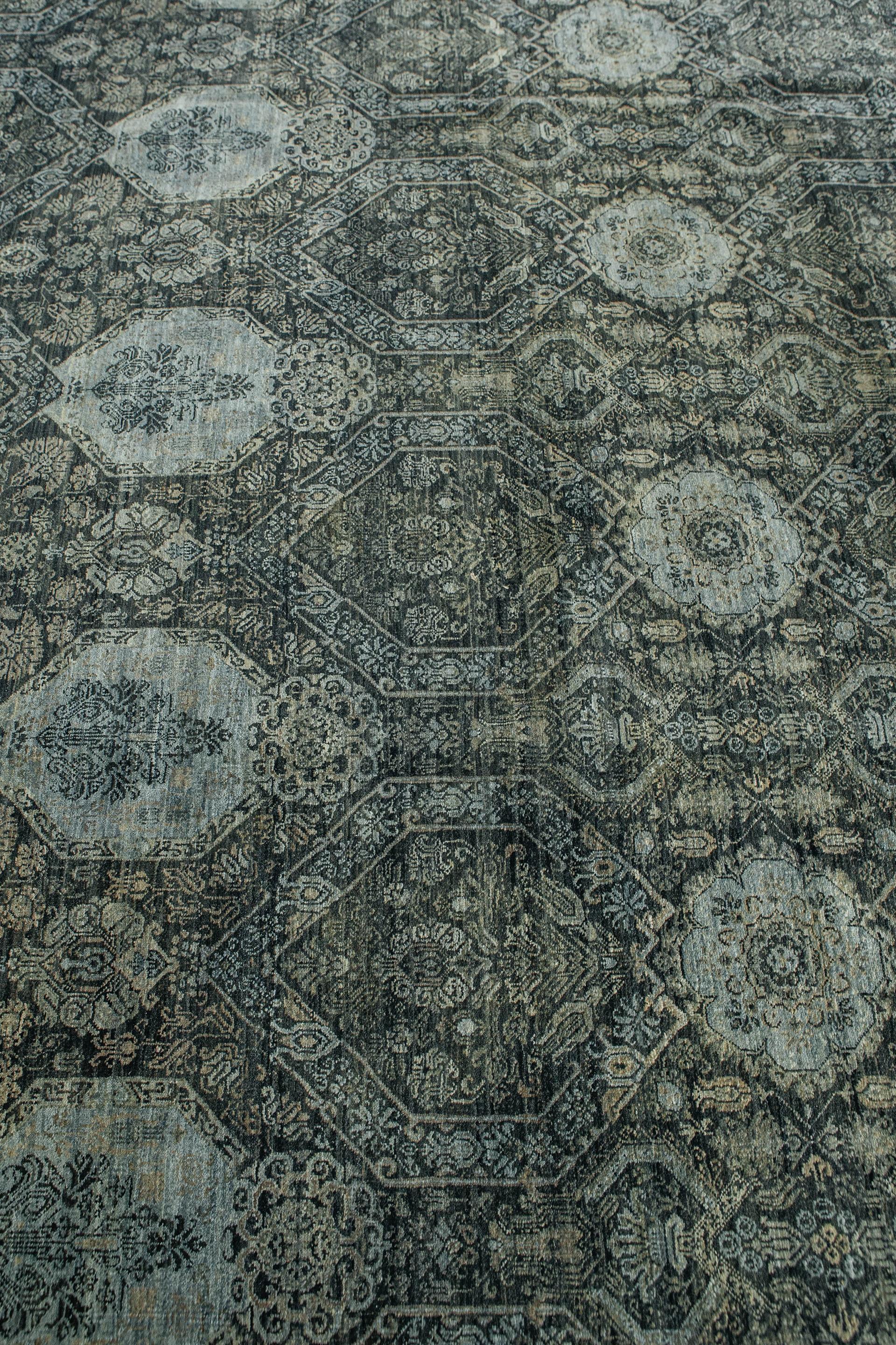 Indian Transitional Design Rug Allure Franco For Sale