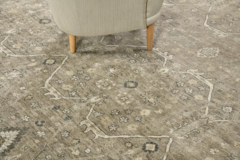 Transitional Design Vintage Revival Rug EF5 For Sale at 1stDibs
