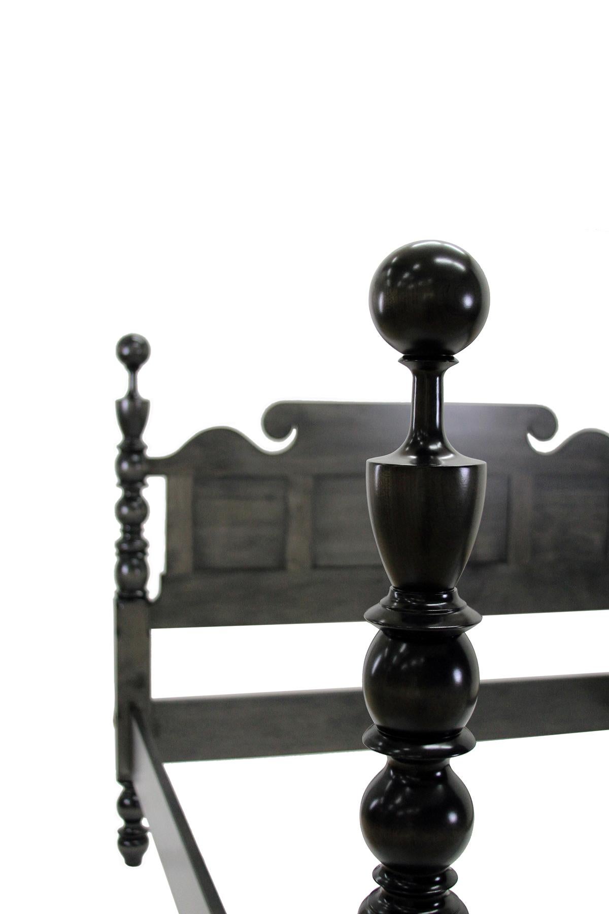 black cannonball bed
