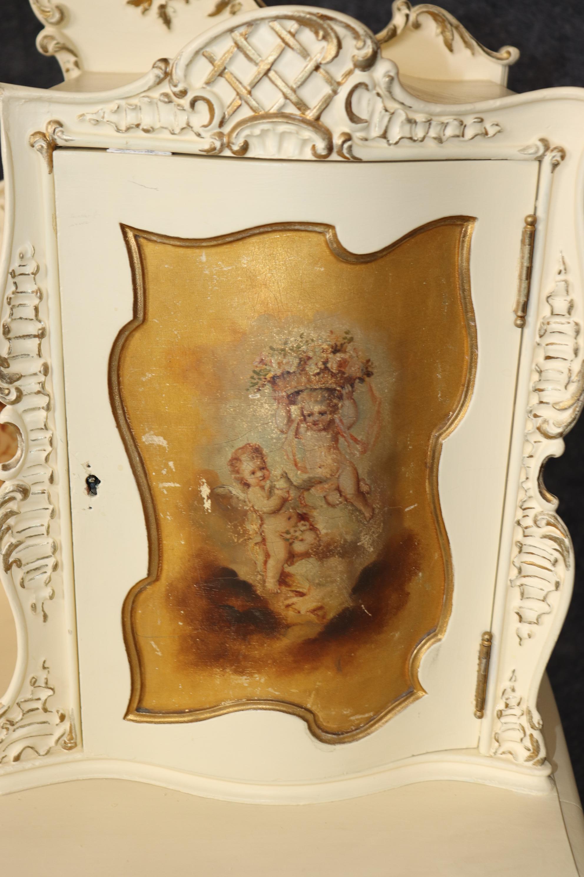Coiffeuse française de style transition Louis XV Art nouveau décorée de figures figuratives pour femmes en vente 7