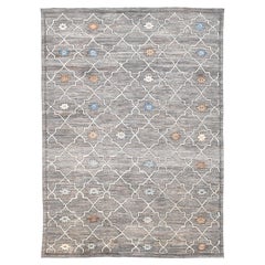 Transitional Geometric Wool Rug 10'x14'