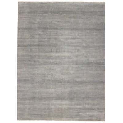 New Modern Transitional Neutral Tan Area Rug with Minimalist ...