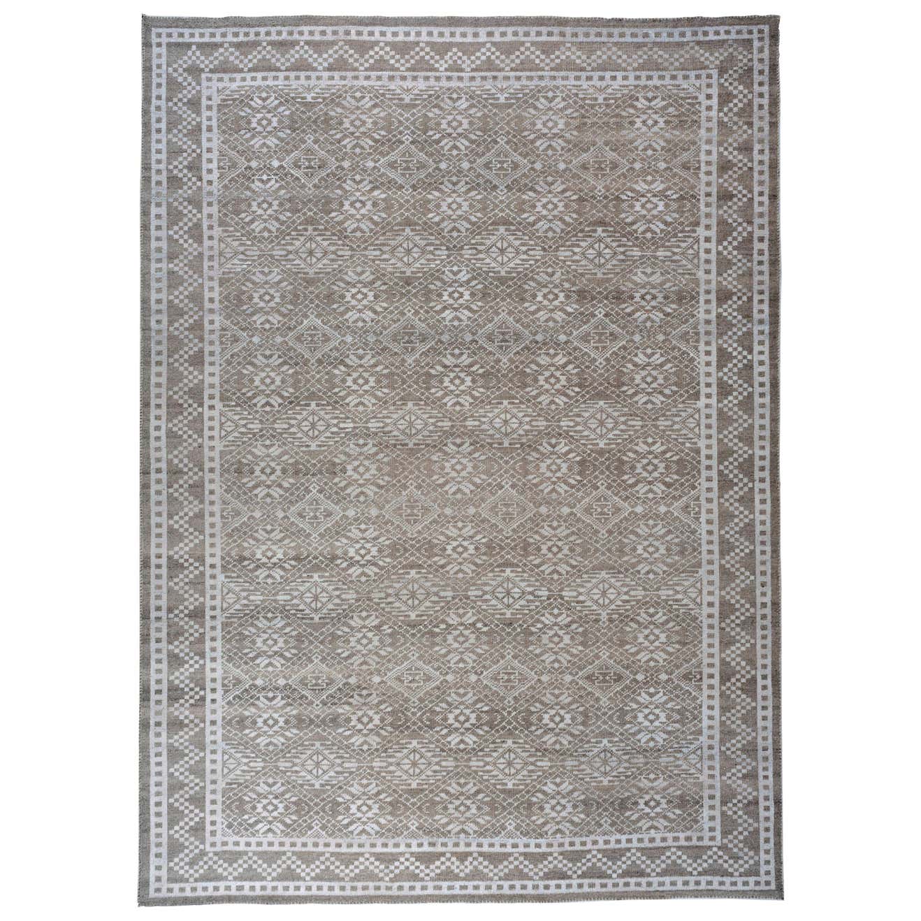 Transitional Grey Wool Area Rug For Sale at 1stDibs | transitional wool ...