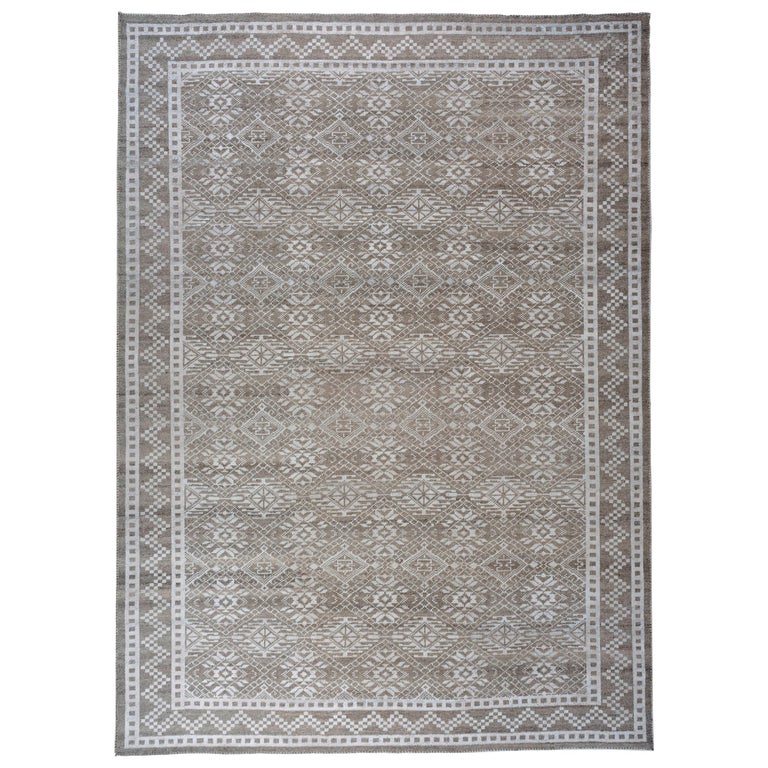 Transitional Grey Wool Area Rug For Sale at 1stDibs | transitional wool ...