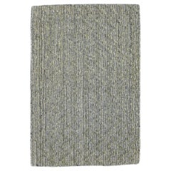 Transitional Handmade Multicolor Custom Wool & Silk Rug