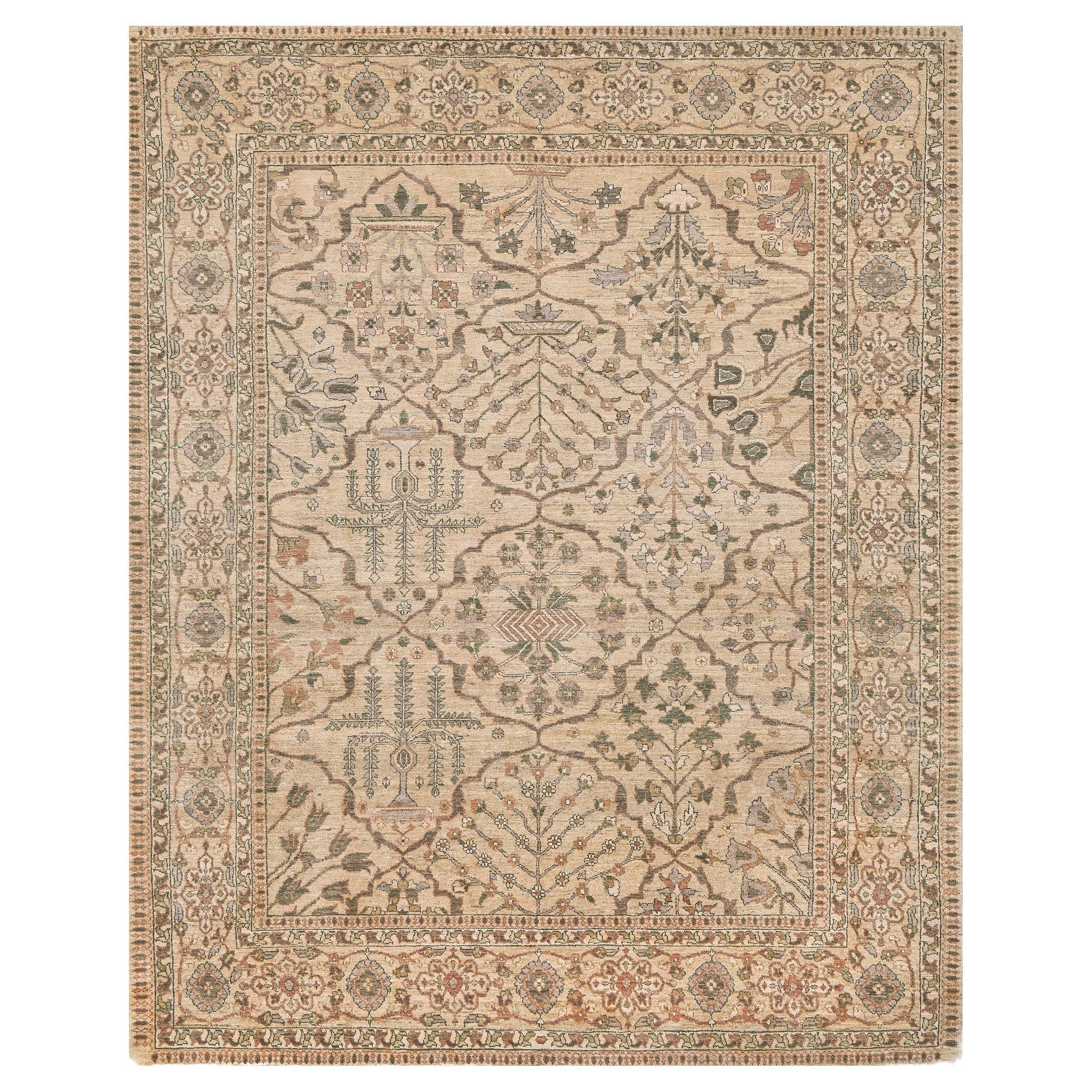 Transitional Handwoven Agra Rug