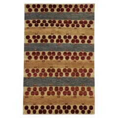 Transitional Indian Area Rug, Contemporary Elegance Meets Art Deco Style