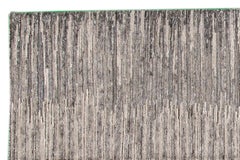 Hand-Knotted Modern Indian Rug, Wool, Tribal Pattern, 5'9" x 9'0", New