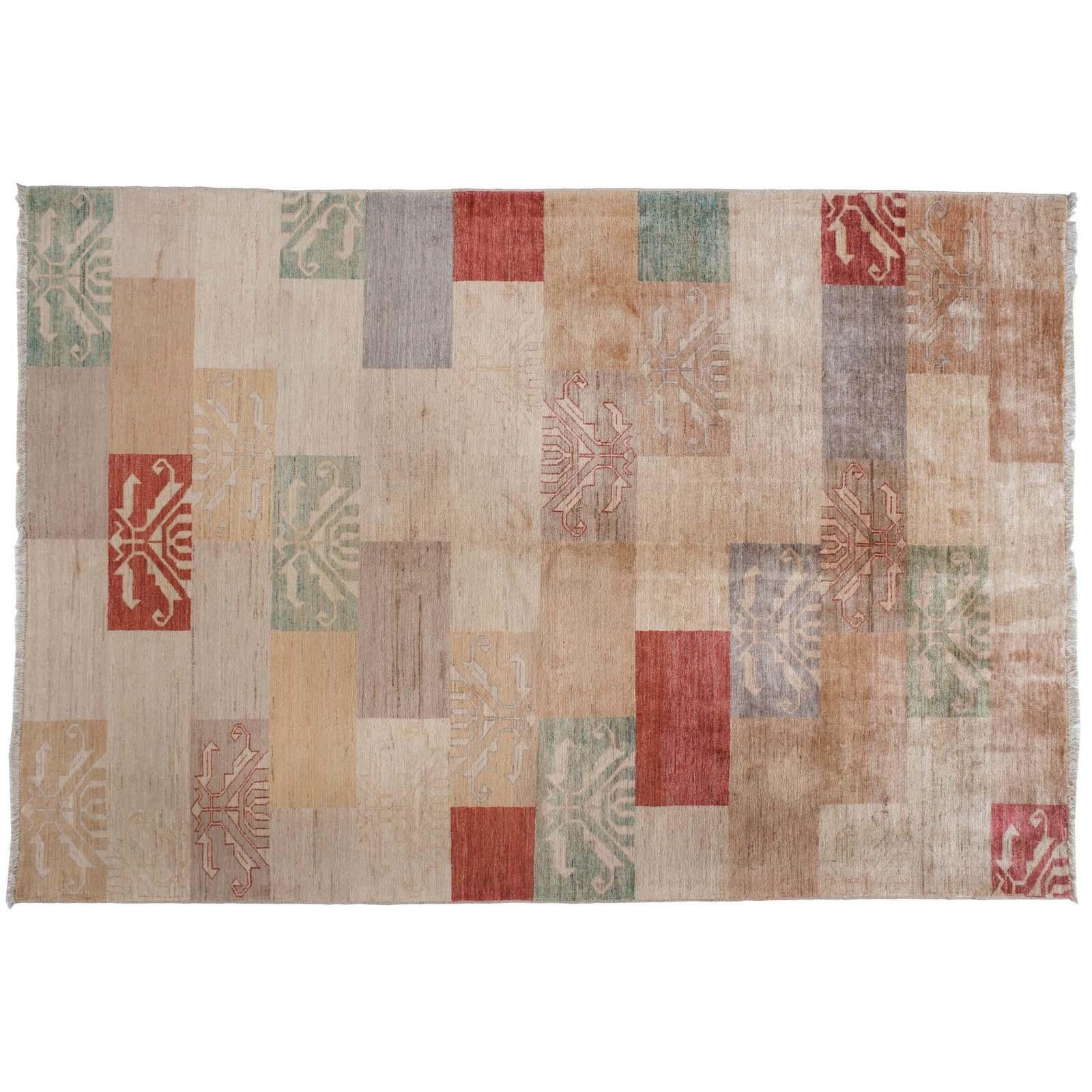 Transitional Multi-Color Pakistani Rug