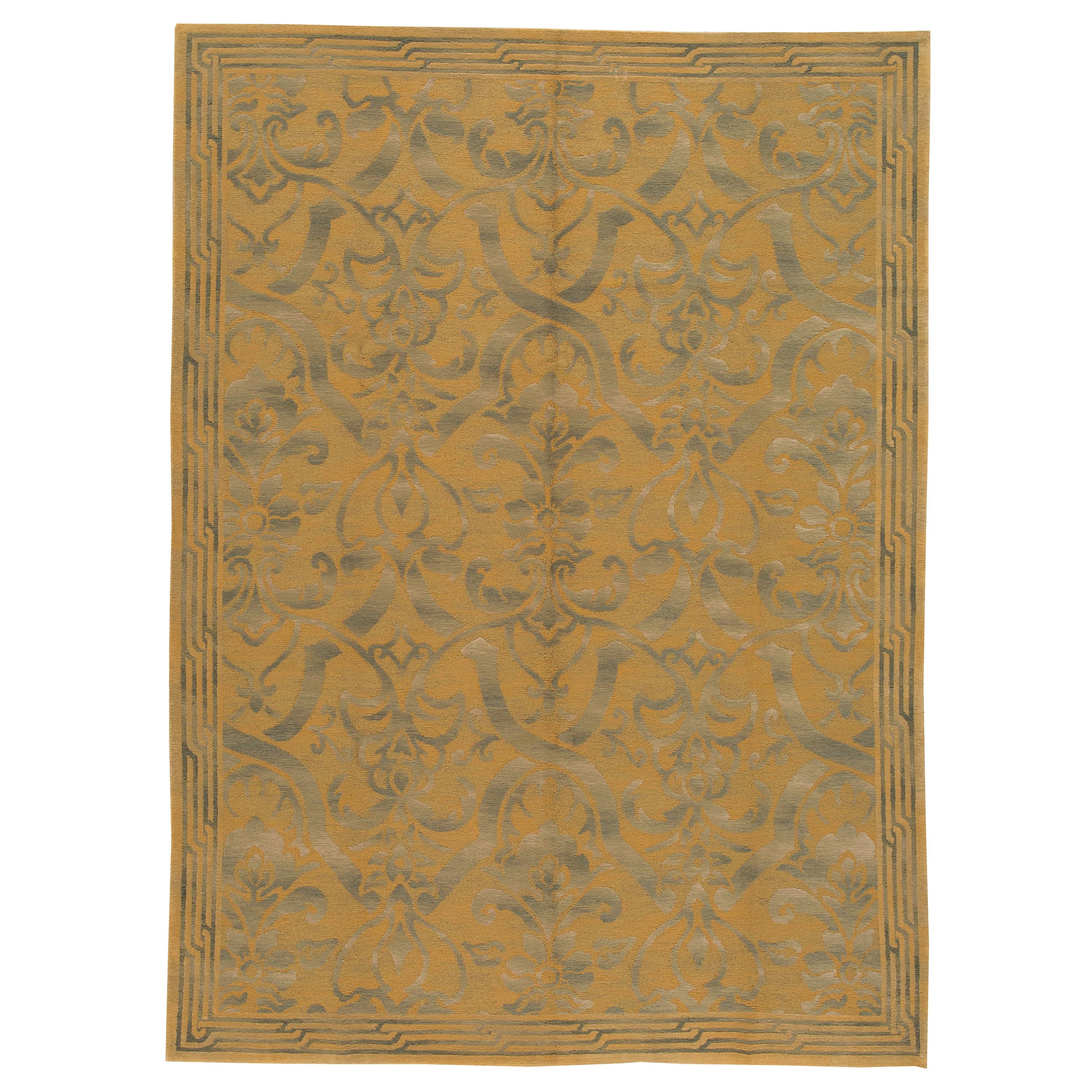 21st Century Transitional Nepalese Rug For Sale