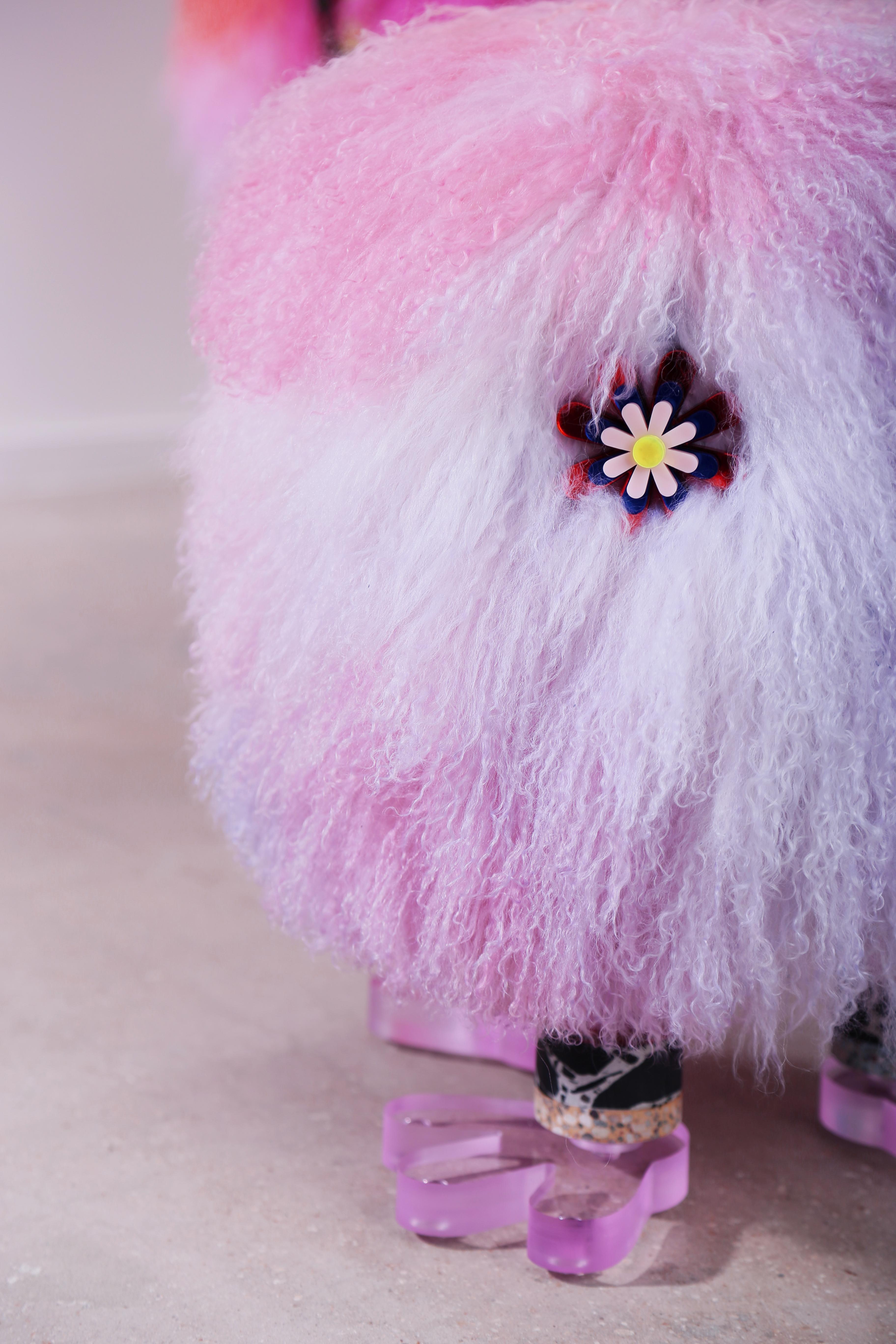 Hand-Painted Transitional Object No. 10, Imaginary Friend Soft Sculpture