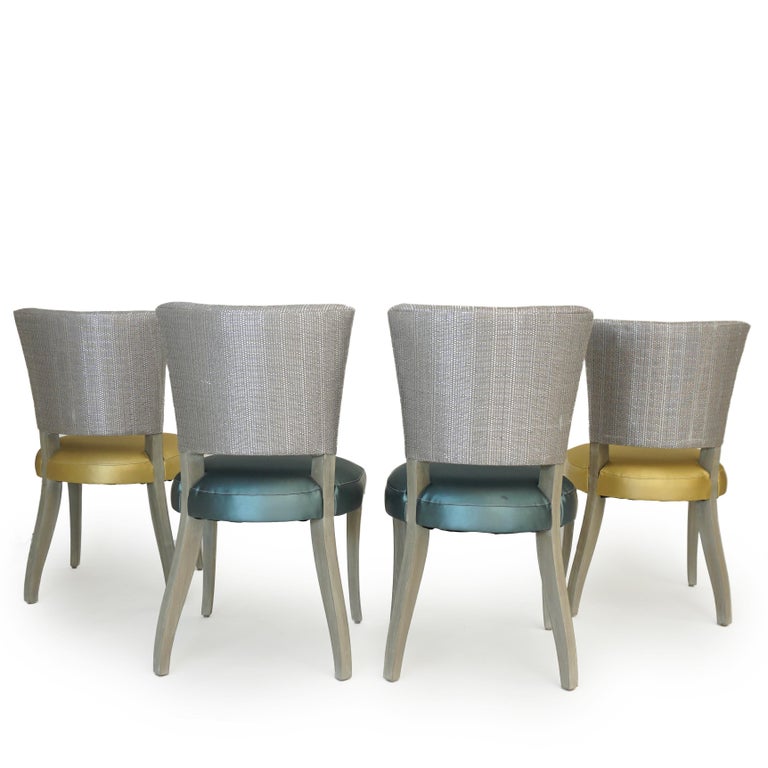 Transitional Open Back Dining Chair For At 1stdibs Modern Transitional Open Back Dining Chair For