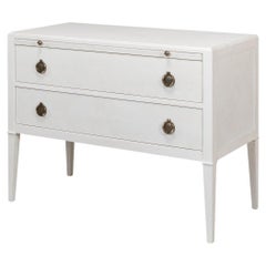 Transitional Painted Oak Dresser, Working White