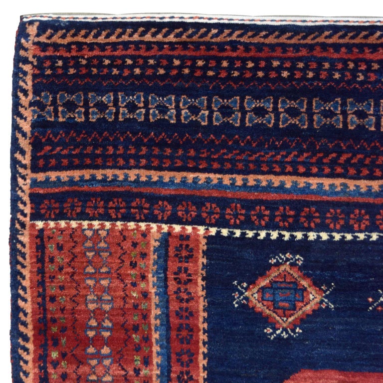 Transitional Persian Qashqai Tribal Rug For Sale at 1stDibs