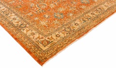 New Persian Serapi Style Afghan Rug Finely Woven Wool in an All-Over Design