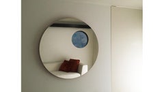 Miroir mural en verre et MDF transparent et bleu cobalt Transito de Casa Casati