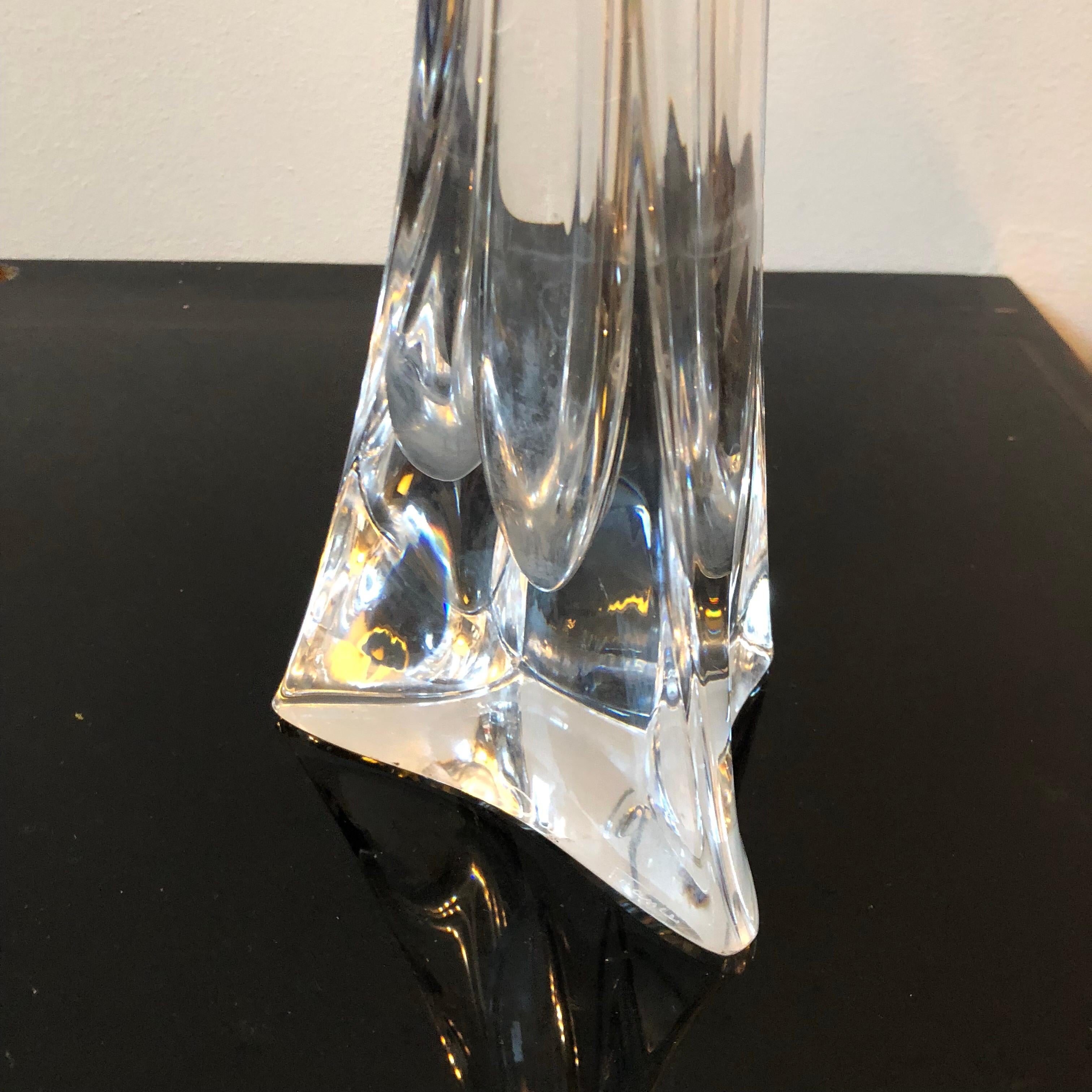 Particular vase made in France by Daum, signed on the base, perfect conditions.