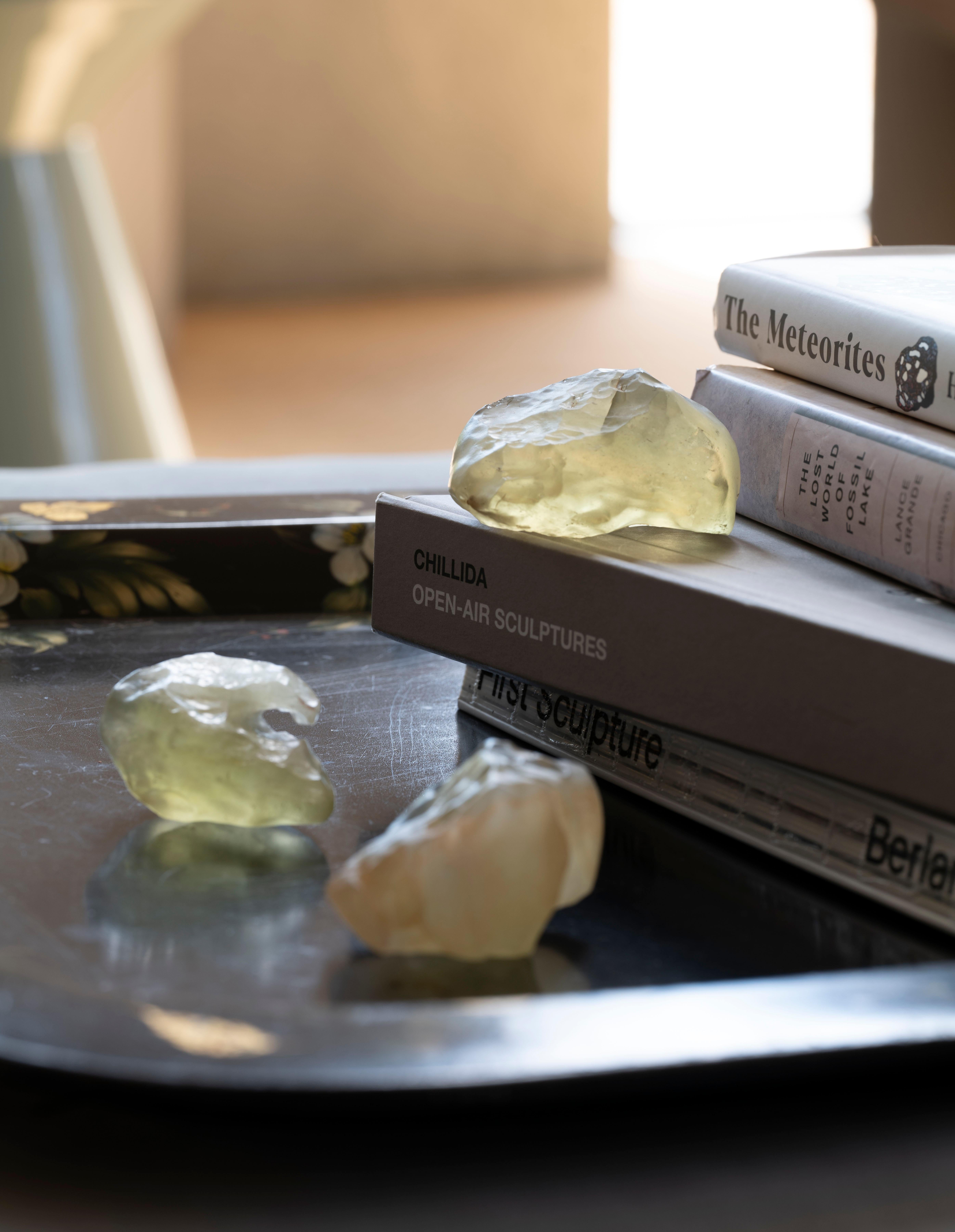 This strikingly translucent piece of Libyan Desert Glass is a remarkable example of a mysterious natural phenomenon, and striking display piece. It formed when a meteorite impact in the eastern Sahara instantaneously melted the quartz-rich sand,