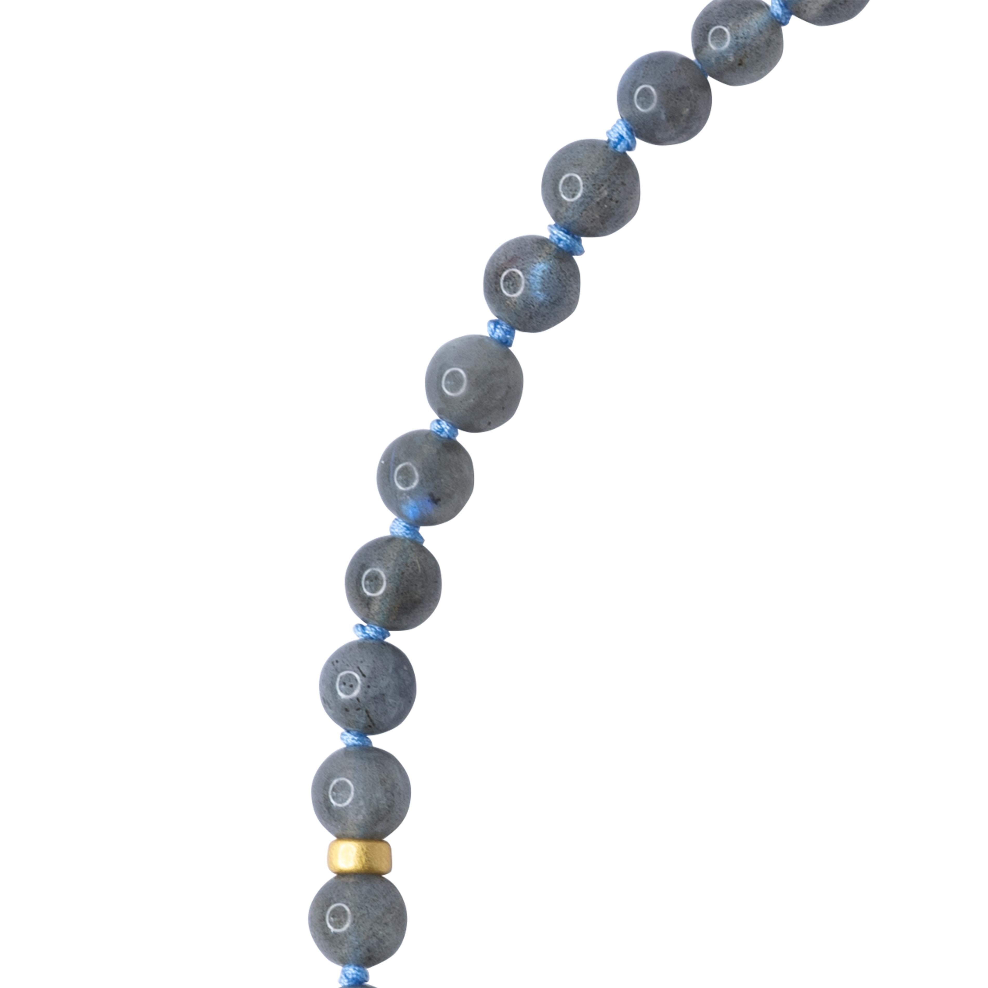 Collier en labradorite gris translucide par Bombyx House Neuf - En vente à Westport, CT