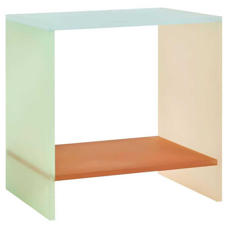 Translucent Pastel Hand Dyed Acrylic Tone Table by Sohyun Yun, Blue ...