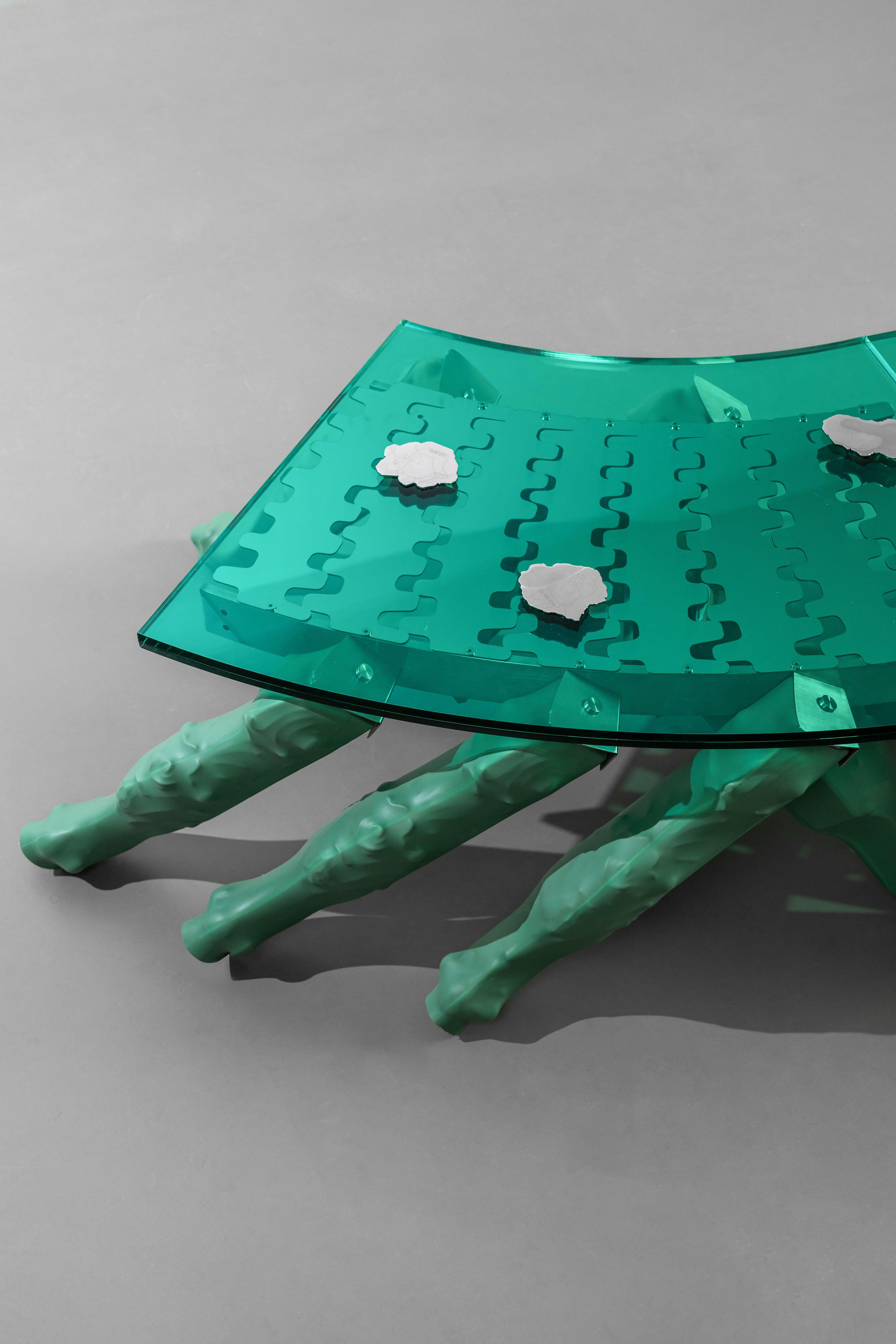 Transmission - Table basse de la mine humaine par Cometabolism Studio en vente 5