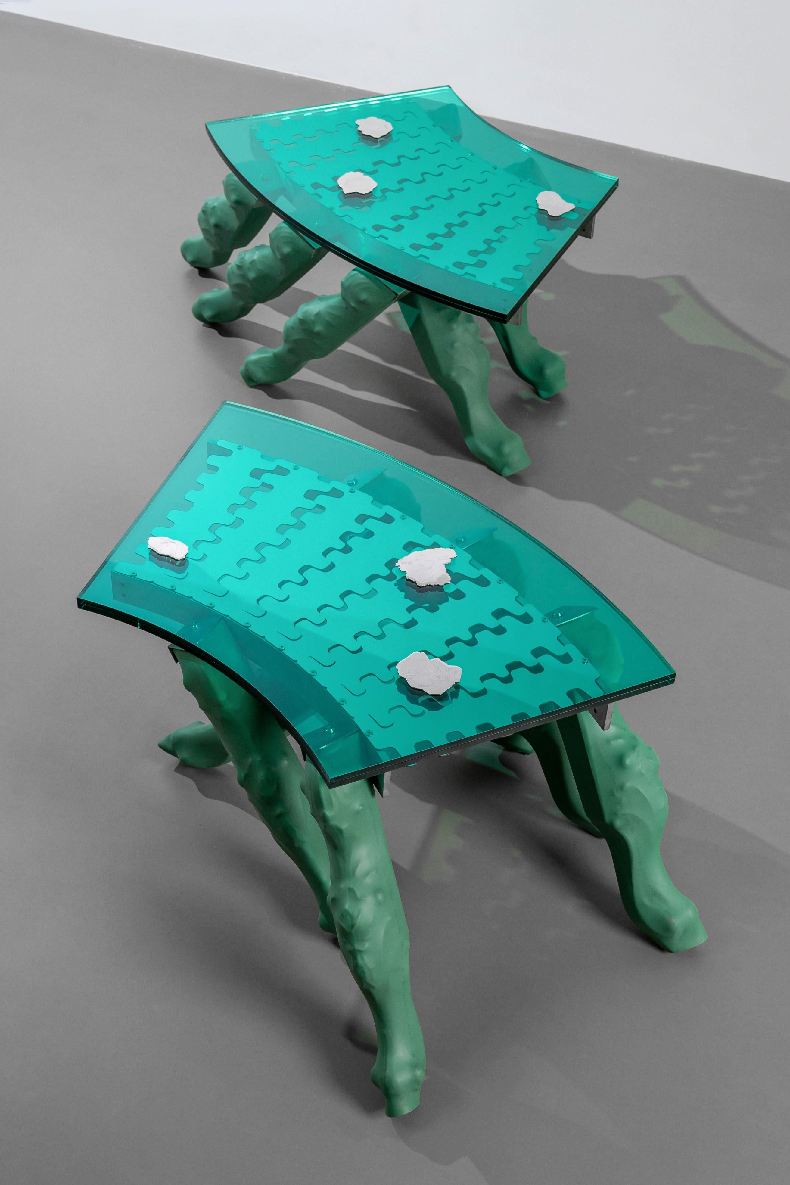 Transmission - Table basse de la mine humaine par Cometabolism Studio en vente 6