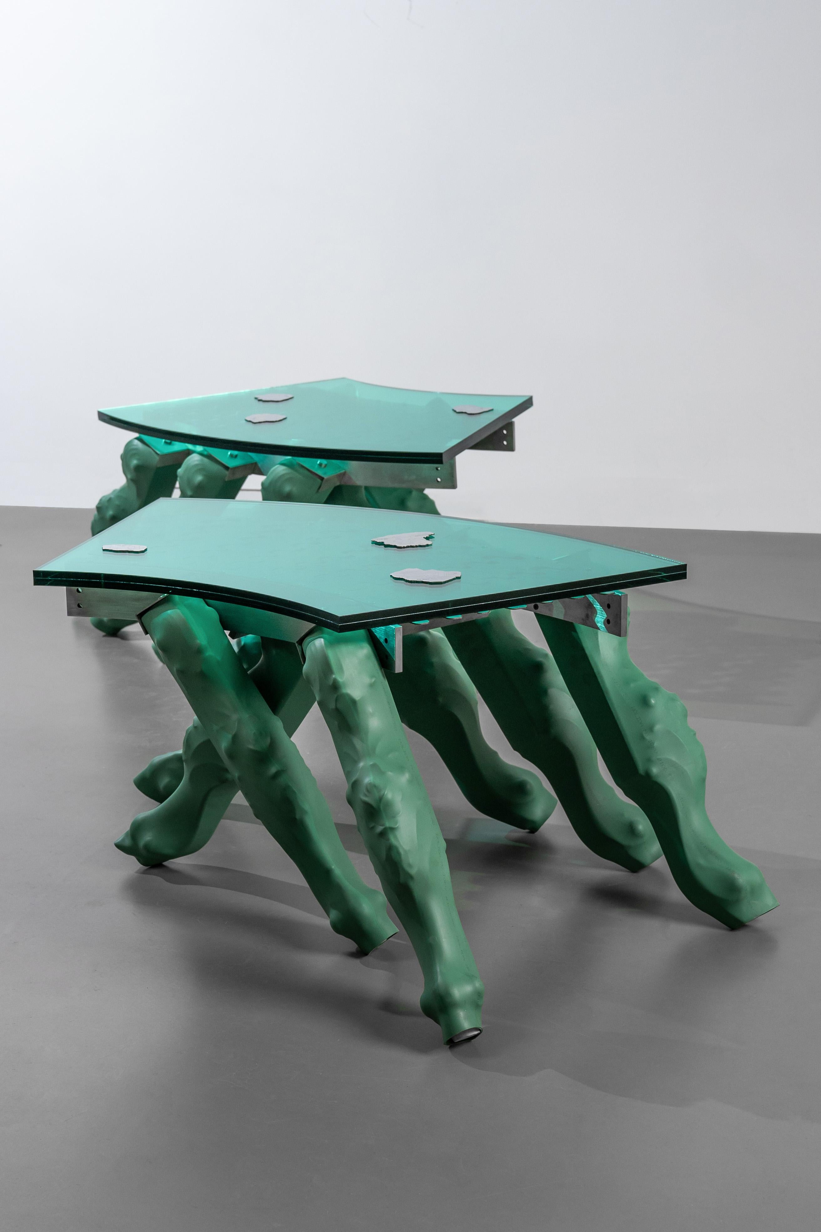 Transmission - Table basse de la mine humaine par Cometabolism Studio en vente 7