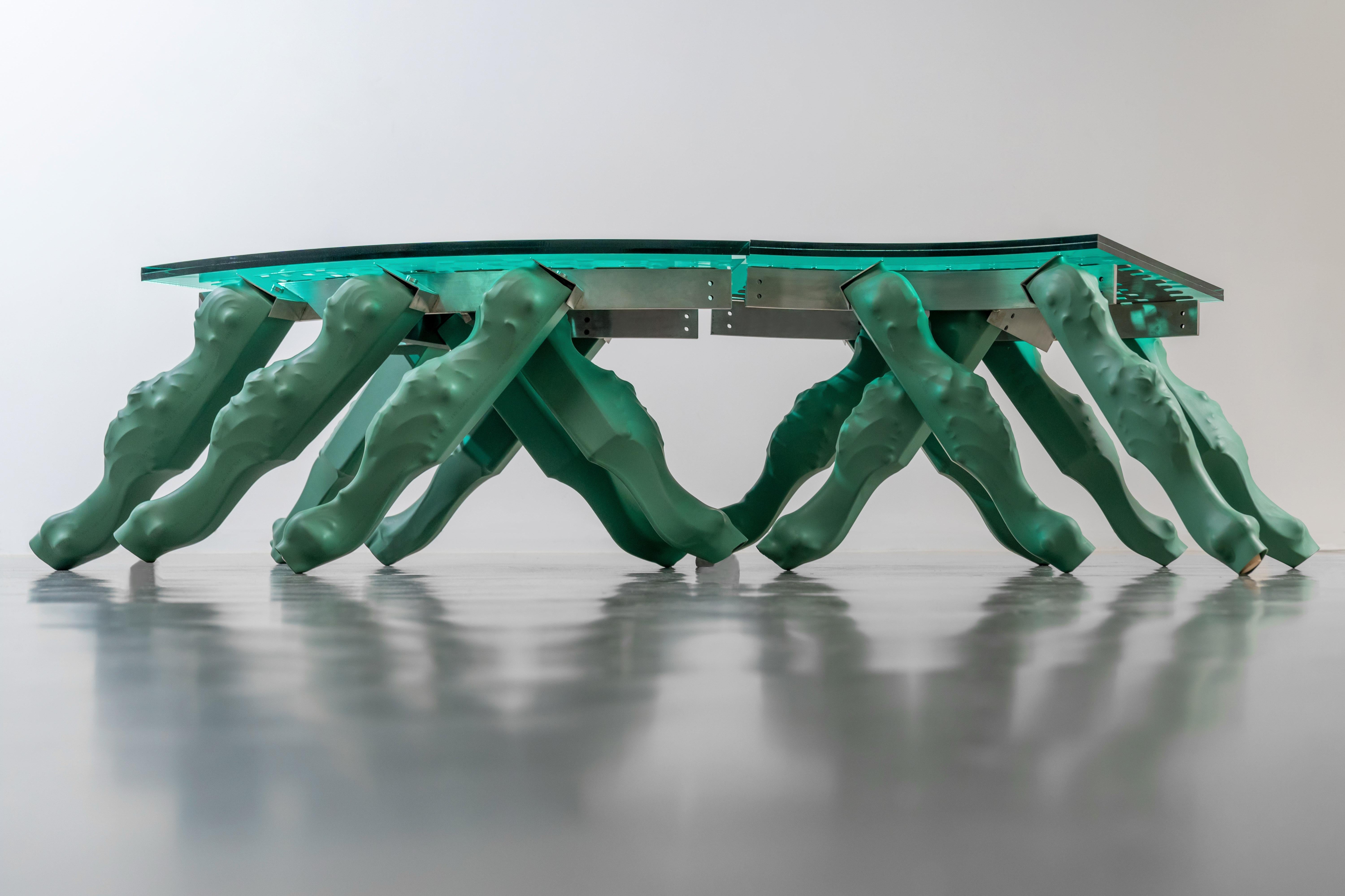 Transmission - Table basse de la mine humaine par Cometabolism Studio en vente 2
