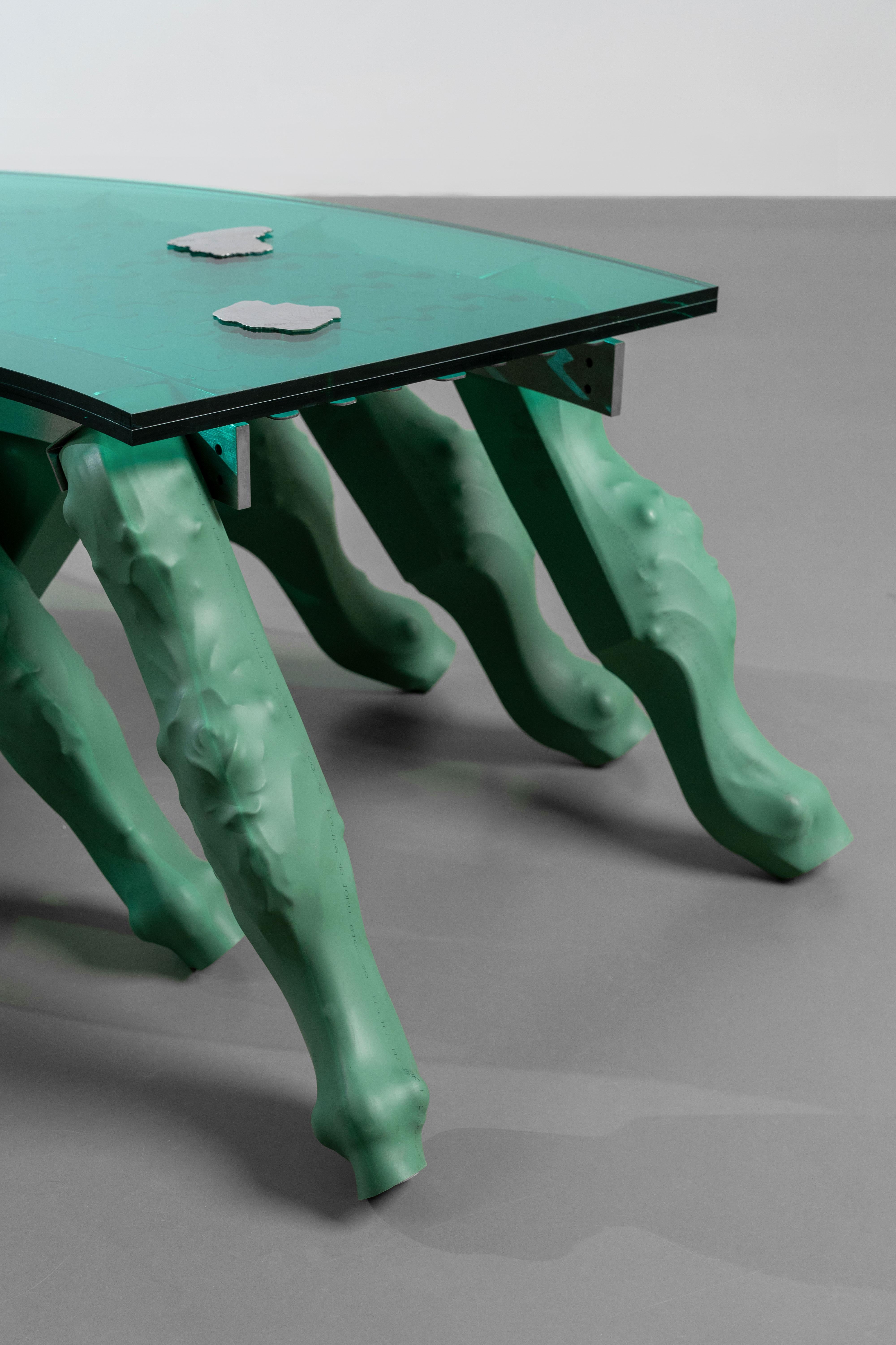 Transmission - Table basse de la mine humaine par Cometabolism Studio en vente 3