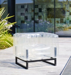 Transparent Armchair Inflatable Indoor/Outdoor Chair by Yomi Eko, Made in France