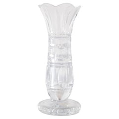 Vase en verre transparent