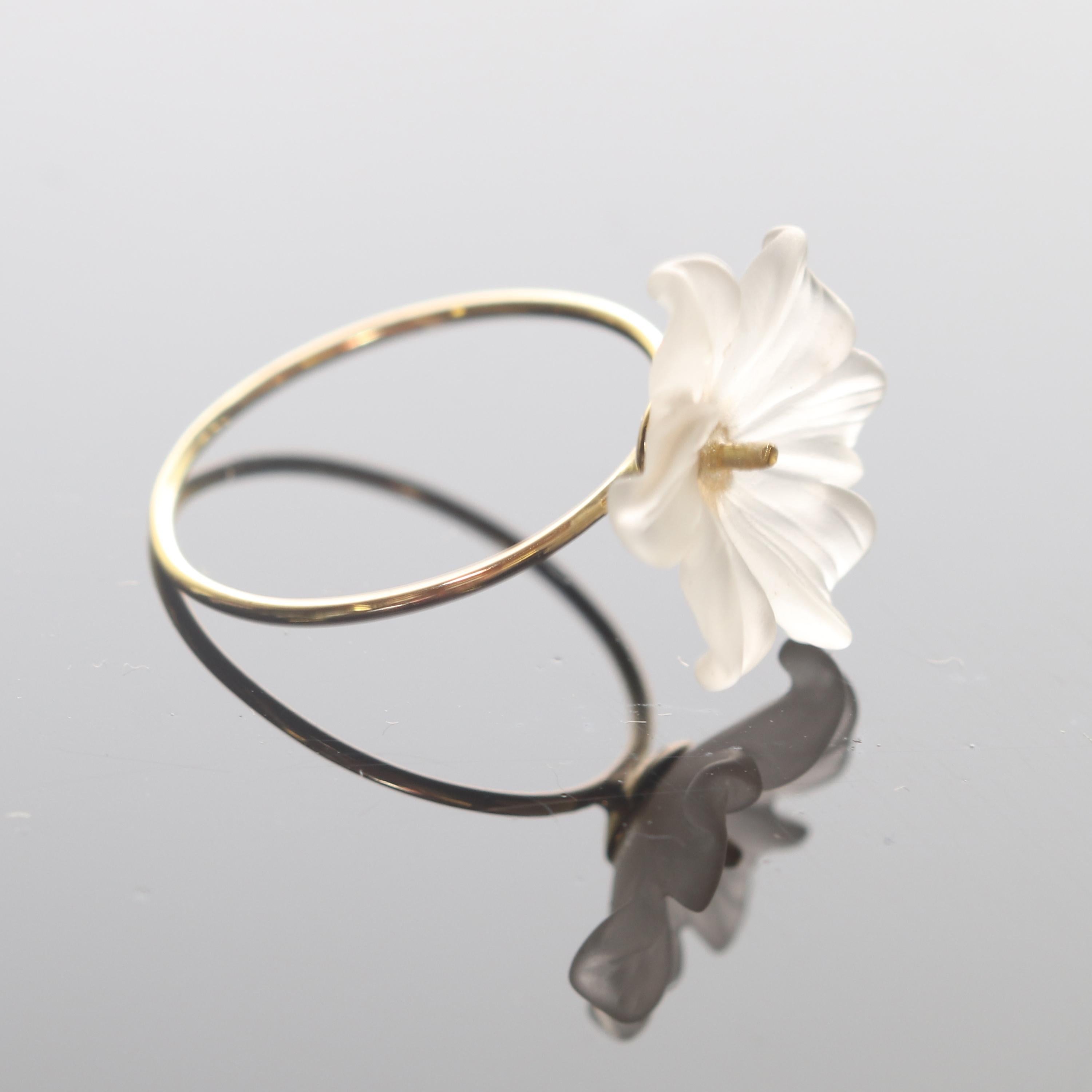 flower ring transparent