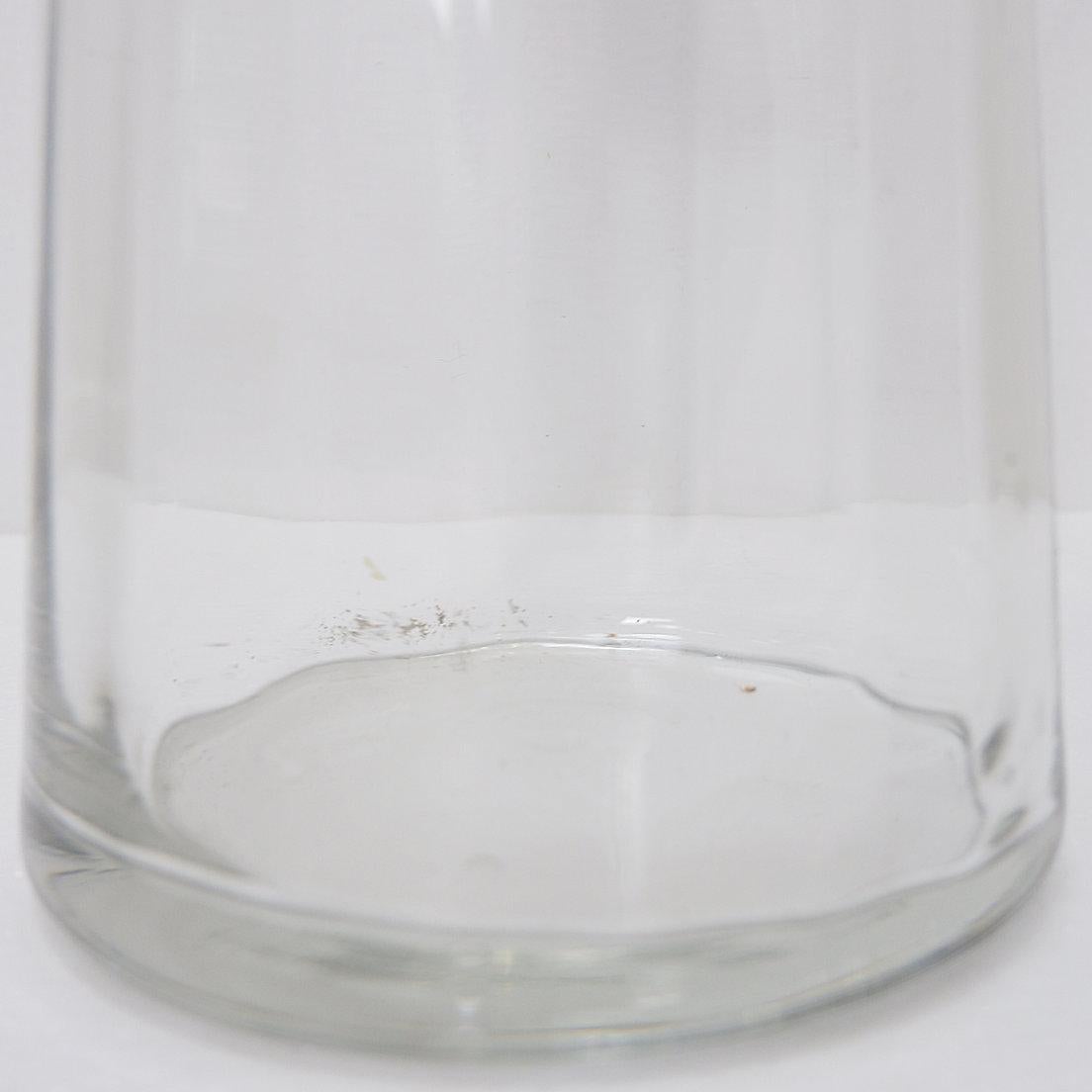 Tedesco Vaso in vetro trasparente attribuito a Peill & Putzler - CIRCA 1970 in vendita