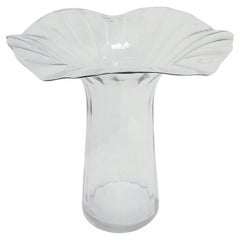 Transparent glass vase attributed to Peill & Putzler - Circa 1970