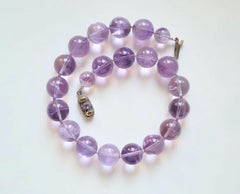 Transparent Lavender Amethyst Necklace