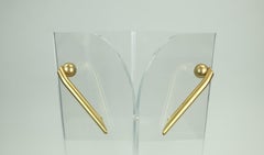 transparent lucite acrylic UMBRELLA STAND 1980s 1990s post modern design