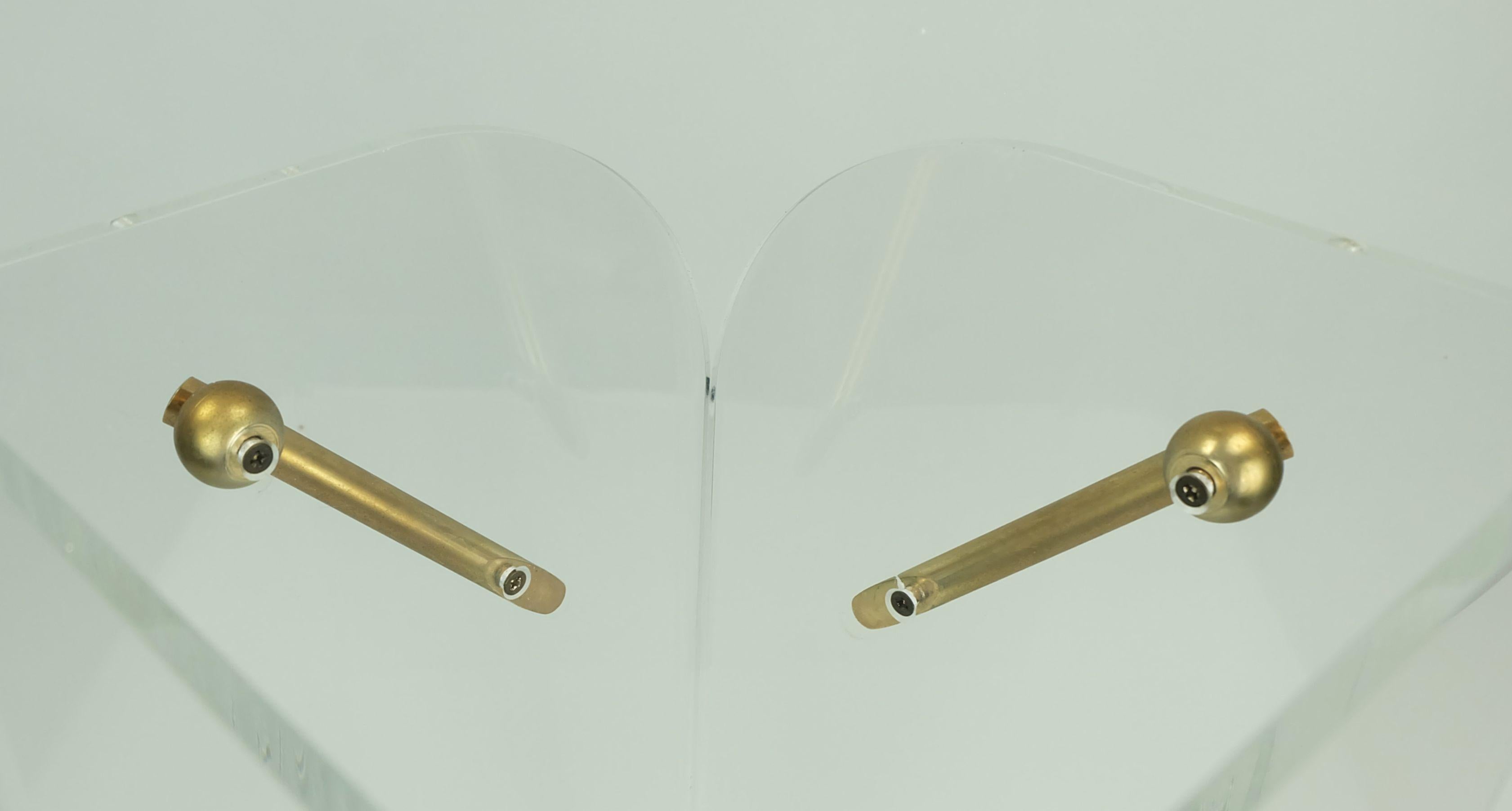 Acrilico UMBRELLA STAND in acrilico trasparente lucite anni '80-'90 Post Design/One in vendita