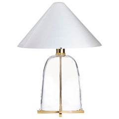 Transparent Ovale Table Lamp by Carlo Moretti
